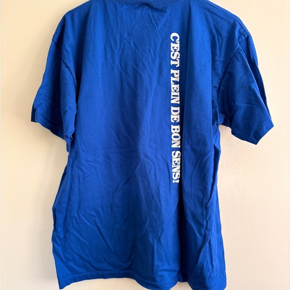 Vintage KELLOGG’s Breakfast Bien Dejeuner french Promo t shirt XL blue CANADA - Picture 6 of 8
